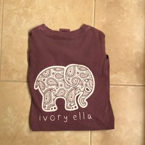 Ivory Ella paisley tshirt
